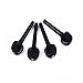 FAVOMOTO 4 Pieces Violin Pegs Tuner Keys Violin Tuning Pegs Fine Tuning Peg for Violin Tuning Peg for Violin Ebony Important Crafts