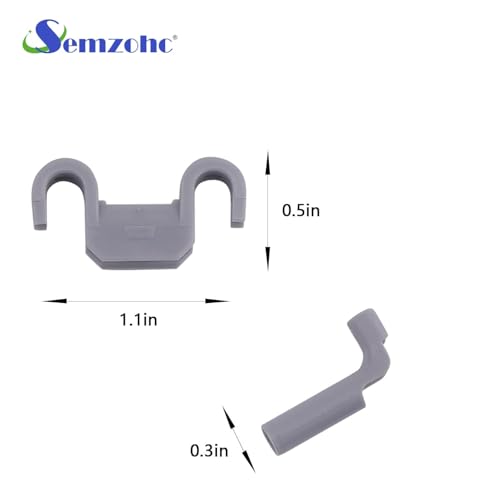 428344 00428344 Dishwasher Bearing Lower Rack Flip Compatible with Bo-sch Ken-more Dishwasher - Replaces AP5263608, 00418499, 00420199, 418499, 420199, 428344