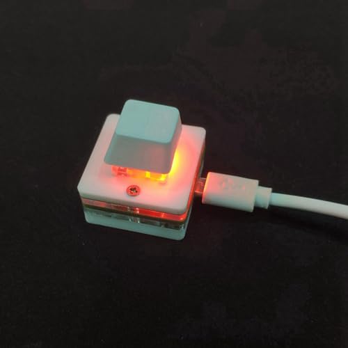 Clavier programmation macro mécanique à 1 touche rouge pour raccourcis - 4