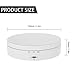 Irfora 360 Degree Electric Rotating Turntable Display Stand for Photography Video Shooting Props Jewelry Display Turntable