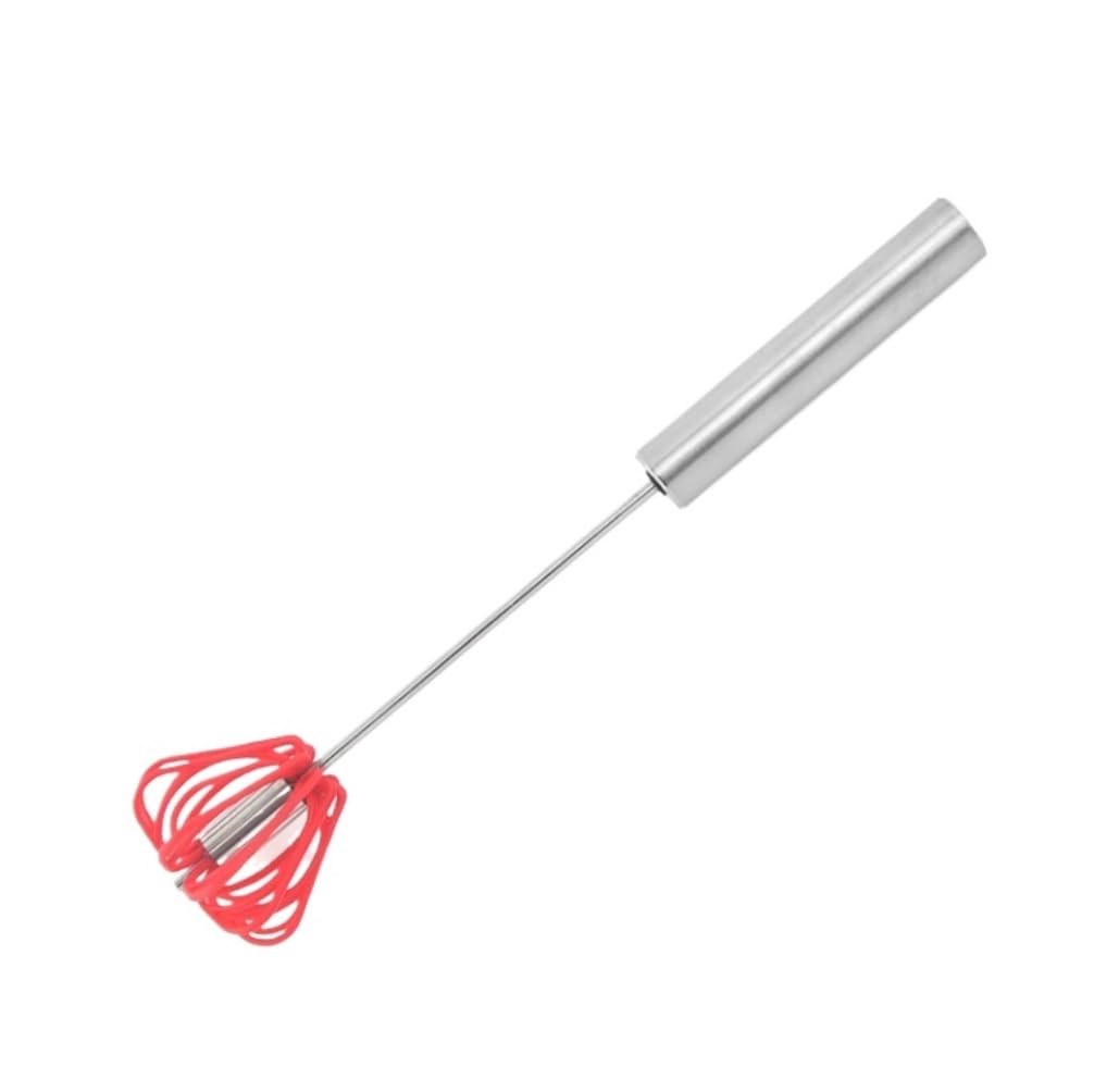 Batidor Varillas Cocina Mezclador Semiautomático De Acero Inoxidable, Herramienta Multifunción, Batidor De Huevos Giratorio Manual, Herramienta De Mezcla De Cocina Barillas Batir Batidor De Huevo(Blue