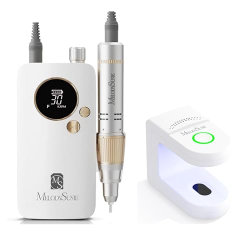 Ponceuse à ongles 30000 tr/min et lampe UV LED contre vernis écaillé
