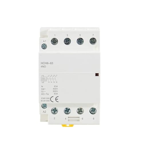 Relais de commande modulaire HCH8-63 à haute isolation pour tableau électrique résidentiel - 2