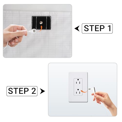 Grounding Sheets,for All Mattress Size,Organic Cotton + Silver Fiber,Grounding Sheets Sleeping Earth Grounded Mat, with Cord (27 * 52IN-Grey)