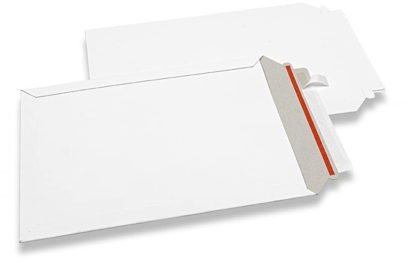 Pack of 20X (C4+ A4+) White Rigid All Board Envelope Mailers 330x248mm by Greener Route - Image 4
