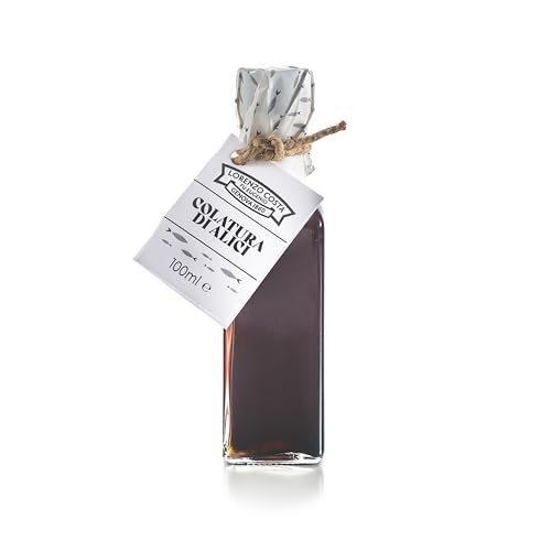 LORENZO COSTA FU EUGENIO - Colatura di alici | Colattura di alici | Colatura alici | Estratto di acciughe | Condimento tipico siciliano Bottiglia da 100ml (1 Pezzo)