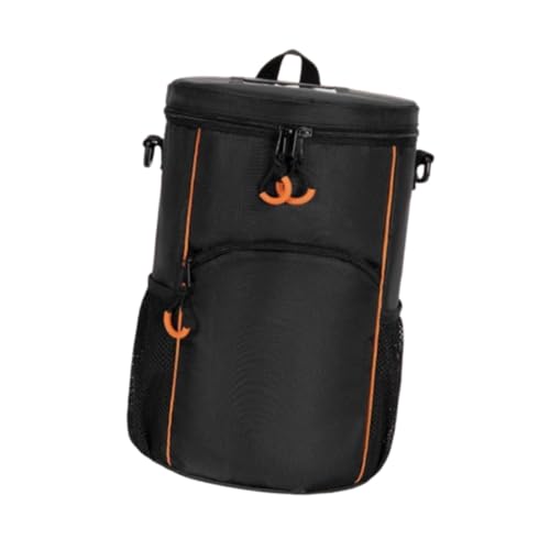 DYNWAVE Tennis Ball Bag Removable Adjustable Shoulder Strap Portable Sturdy Bottom Tennis Ball Basket for Pickleball Balls