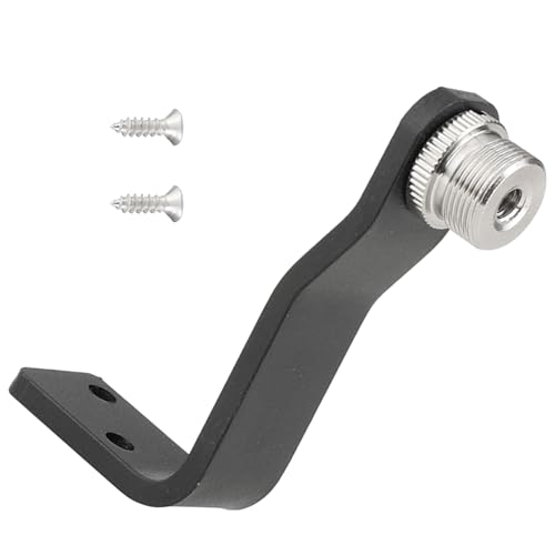 Adattatore a vite standard per microfono con attacco da maschio a femmina ad angolo retto montaggio verticale per