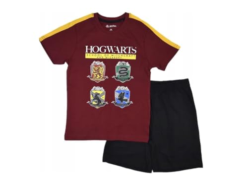 Harry Potter Hogwarts Pyjama Set Kurzarm Schlafanzug Jungen pjs Sommer...