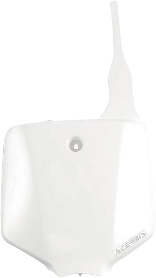 Acerbis Front Number Plate White Compatible with Kawasaki KLX110 2002-2009/KX65 2000-2026/Compatible with Suzuki DR-Z110/RM65 2003-2005 - 2070920002