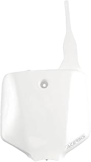 Acerbis White Front Number Plate Fits KX 65, KLX 110 02-09, RM 65