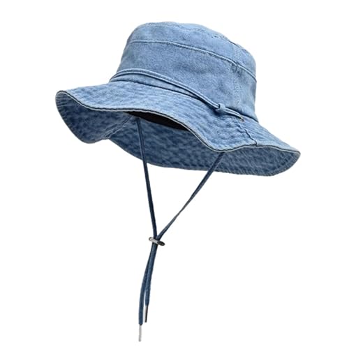 Sombrero Bucket para Mujer Hombre, algodón denim miniatura 1