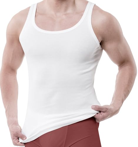 Knitted Rib Fabric Men Vest, Undershirts, Tank top, a-Shirts, Sleeveless Vest