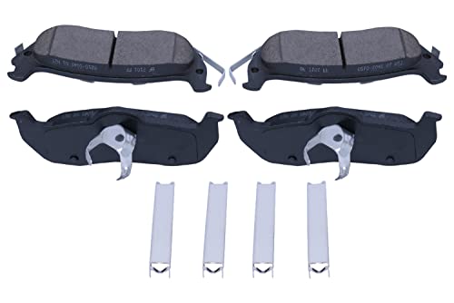 Image of D1041 Premium Ceramic Disc Brake Pad Rear Replacement For Select 04-15 Nissan Titan 05-17 Armada 04-10 Infiniti QX56