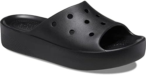 Crocs Women's Classic Slide | Platform Sandals, Black, Numeric_6 | Image 3