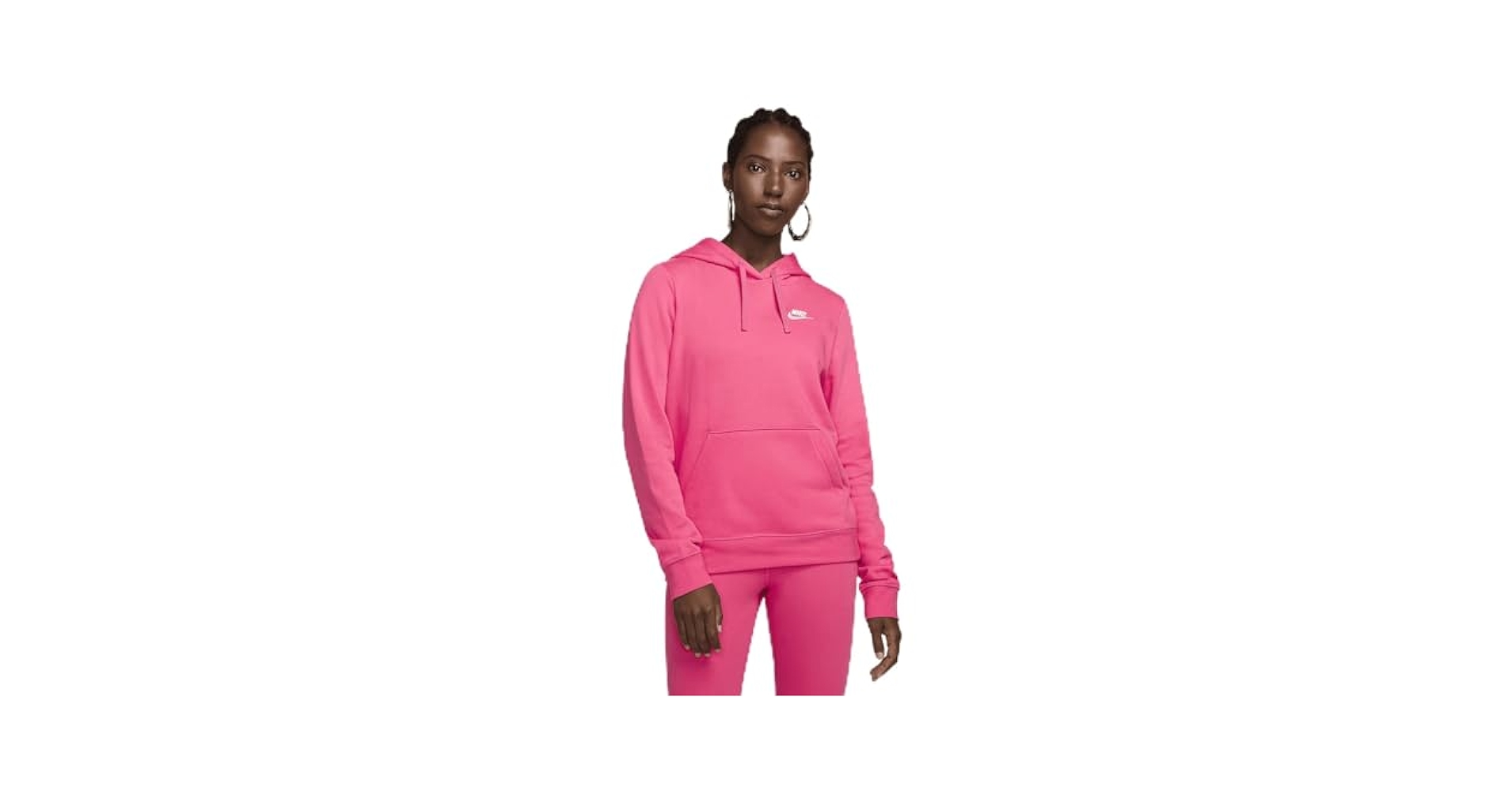 売れ筋商品|||ナイキ カットソー トップス レディース Women's Sportswear Club Fleece Full-Zip Hoodie Elemental Pink/HTR/White AURORA_DQ5471-690_PHSYM001-