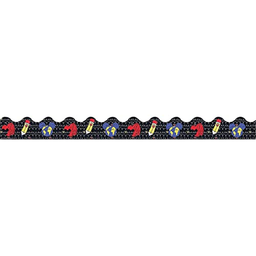 Eureka Disney Mickey Mouse School Supplies Board Trim and Classroom Decoration for Teachers, 12pc, 3.25'' W x 37'' L, (Model: 845225)