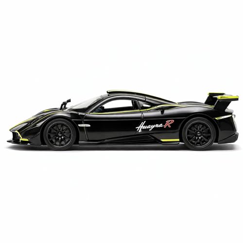 Image of Wizplex RMZ Hobby Pagani Huayra R Die-Cast Car 1:32 Scale Model Hypercar Pull Back Toy Vehicle for Collectors and Boys