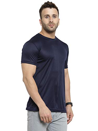 Image of AWG ALL WEATHER GEAR Men's Round Neck Half Sleeves, Lightweight Quick Dry Regular Dry Fit Sports T-shirt