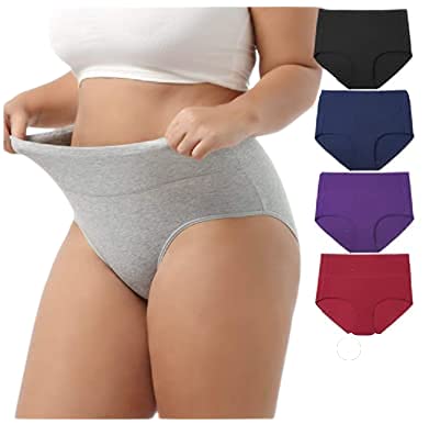 Image of DISOLVE Women Hipster - High Waist Lycra Fabric Full Coverage Panties, Underwear for Girl - Sofr Breathable Solid Period Panties, Pack of 3