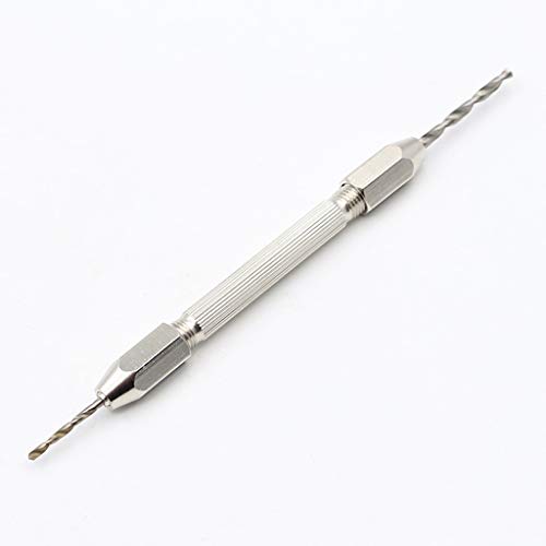 Double Ended Pin Vise Model Hand Drill Set Metal Made For PCB Handicraft Jewelry Watch Making Drill
