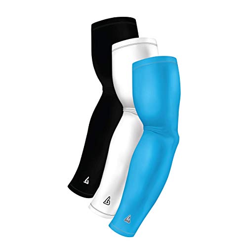 Blue Shooting Sleeve Basketball for Men | Pro-Fit Athletic Arm Sleeve in 40+