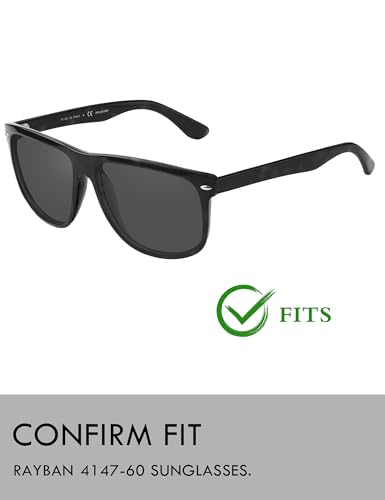 Image of Raydi Polycarbonate Replacement Lenses for RayBan RB4147 60mm Square Sunglasses