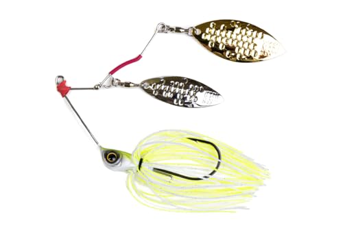 KAESU(カエス) バスルアー RANKA(ランカ) 3/8oz⇄1/2oz #02ホワイトチャートミックス ダブルウィロー 3枚目