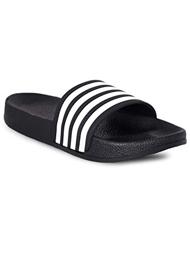 Image of AADI Men's Synthetic Leather Daily Casual Sliders /Flip Flop & Slippers