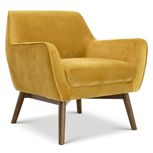 Sillón Lounge Terciopelo Dorado miniatura 1