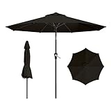 AreShark 9 FT Patio Umbrella for Outdoor, Outdoor Umbrella with Push Button Tilt...