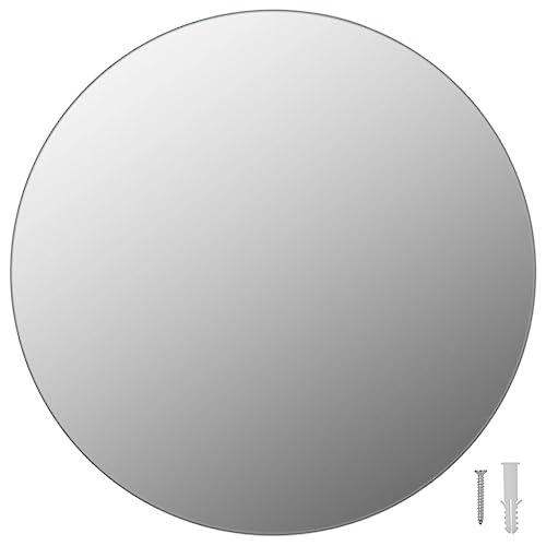 vidaXL Espejo de Pared Redondo Vidrio 40 cm Decoración de Interior Casa Hogar