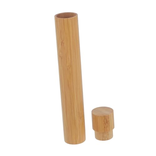 Homoyoyo Bamboo File Storage Tube Mailer Tube for Posters Artwork Prints Lightweight Paper