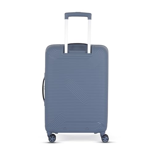 Image of American Tourister PP Kamiliant By Nexus with Combination Lock & 8 Wheel 2Pc Set (Small + Large) & Internal Organiser, Hard Suitcase for Travel /Trolley Bag with Double Wheel- Blue (Blue Fin),79 cm
