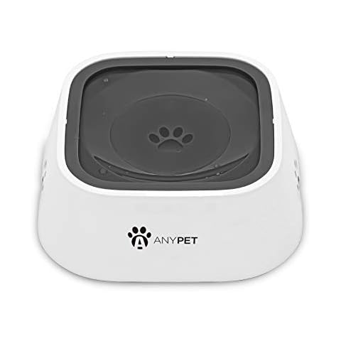 AnyPet No-Spill Dog Water Bowl, Anti-Splash Pet Slow Drinking Water Feeder, Spill Proof Travel Bowls for Large Medium Small Dogs and Cats Cover