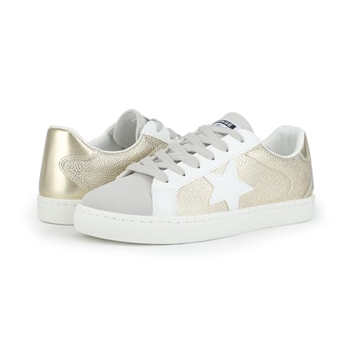 Image of VINTAGE HAVANA Women's Fashion Sneakers | Casual Lace up Low Top Tennis Shoes | Cute Trendy Dressy Sneakers