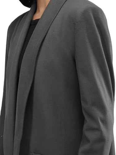 Image of CHKOKKO Women Elegant Winter Wear Warm Coat Classic Knee Length | Solid Color Design with Convenient Front Pockets | Ideal for Formal and Semi-Formal Occasions