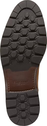 Cole Haan Cole Haan Men's Chamberlin Grand Chelsea Boots, Spiced Brown Suede/Water Resistant, 10-M US