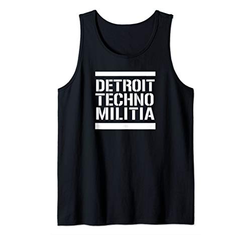 Detroit Techno Militia Standard Size Logo Tank Top
