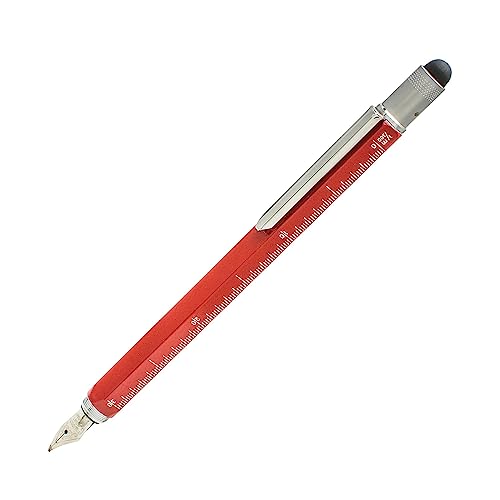 Monteverde USA One Touch Tool Pen, Fountain Pen, Red (MV35234)