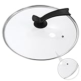 LABRIMP 1 Stück Glasdeckel Universal- Modern Mit Temperiert Deckel Für Kochgeschirr Kocher Einfach Topfdeckel Tauschen Topfdeckel Aus Gehärtetem Glas Transparent
