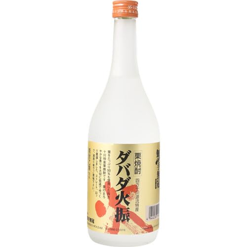 Amazon.co.jp: 無手無冠 栗焼酎 ダバダ火振 [ 焼酎 25度 720ml 