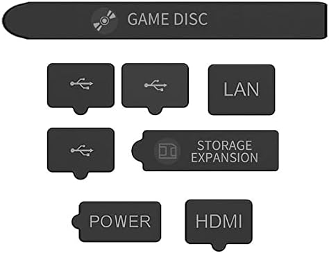 Dust Filter for Xbox Series X Console- 8 Silicone Dust Plugs, Anti-Dust Vent Cover Dustproof Case X-Series X Accessories