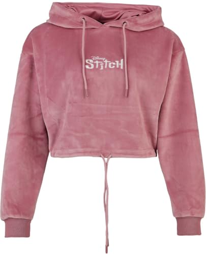 Sweat Capuche Lilo & Stitch Angel Femme Rose Clair - Idée Cadeau Disney