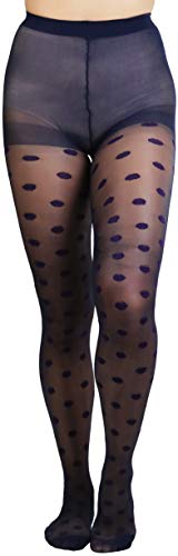 Image of ToBeInStyle Women's Fun Polka Dot Tights Pantyhose & Thigh High Socks Hosiery