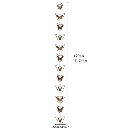 SUICRA Regenketting Regenkettingen Rain Chain Rainwater Collector Gutter Roof Decoration Drainage Rain Chain Downpipe Tool - Afbeelding 3