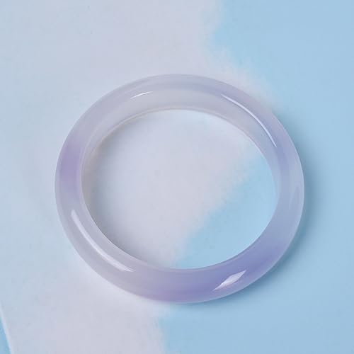 Natural Grade A Jade Bangle Bracelet Women, Amulet, Authentic Chalcedony, A Gift For Wife，certificate4