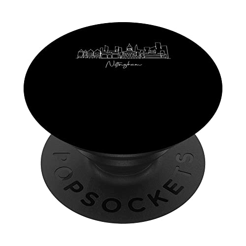 city skyline nottingham england PopSockets Swappable PopGrip