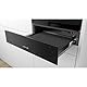 Bosch BIC510NB0 Serie 6 Wärmeschublade, 14 x 60 cm, 23 L, max. 64 Espresso-Tassen, 14 Teller, stufenlose Temperaturregelung, Push-Pull-Mechanismus, Warmhalten von Speisen, Geschirr vorwärmen, Schwarz