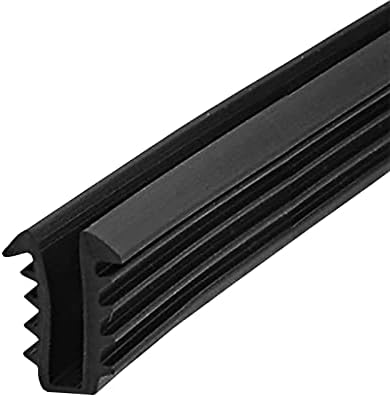 Gordon Glass® Black Shower Door Replacement Glazing Vinyl for 1/8" Glass - 18 ft